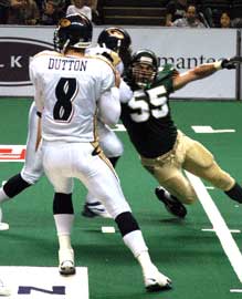 Football action photo