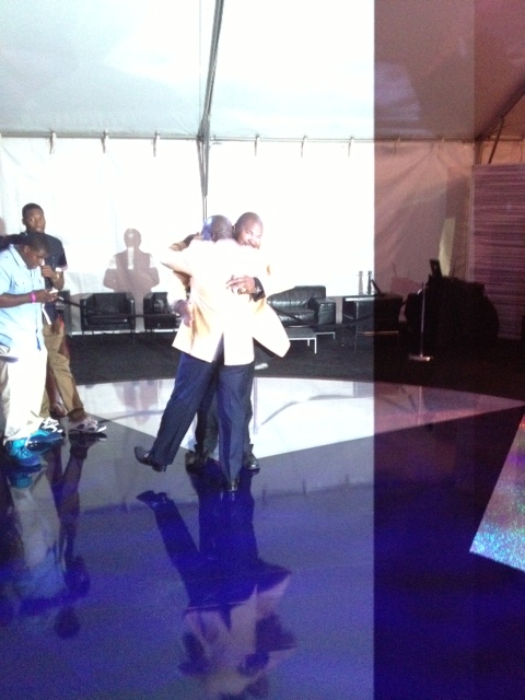 Larry Allen with Emmitt Smith